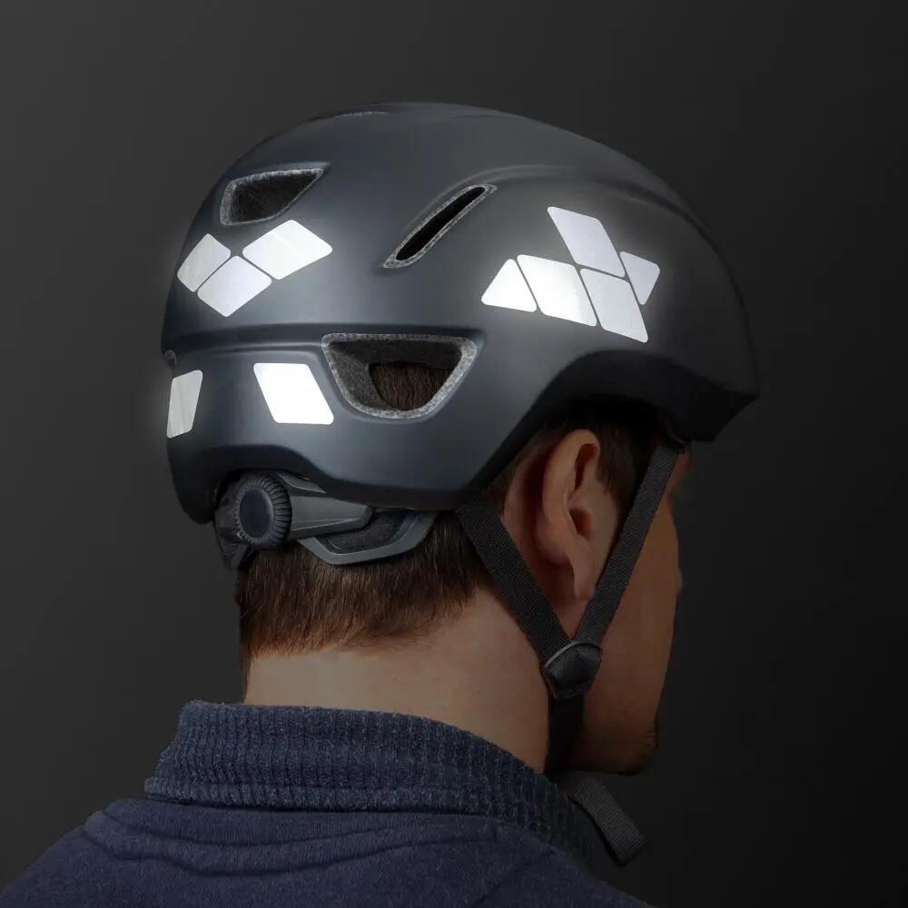 Luxshield Reflektor-Sticker Raute Groß Silber - mehr Sichtbarkeit und Sicherh... 2/3