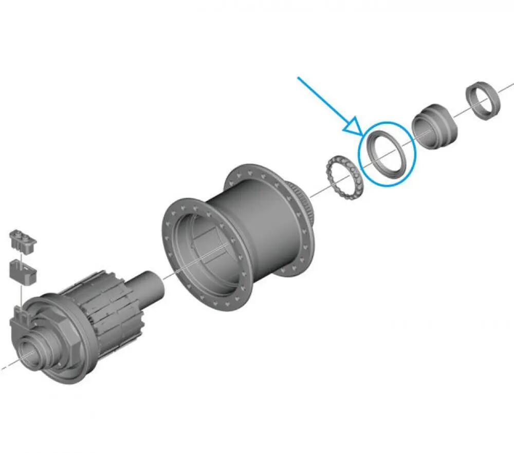 SHIMANO DICHTRING DH-UR708-3D - 708-3 2/2
