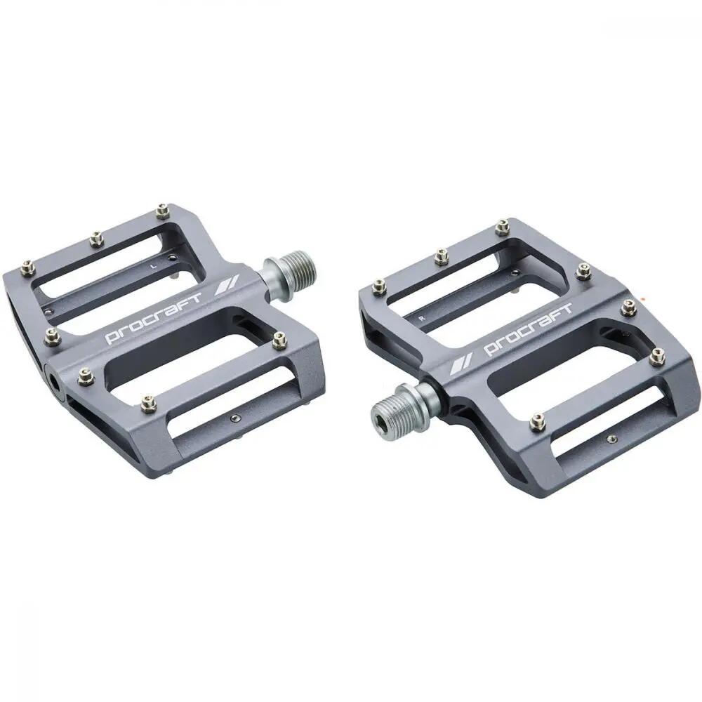 Procraft Small Grip Advanced CNC-pedaal grijs 6061-Alu 93×94 mm 340 g duurzaam.. 1/3