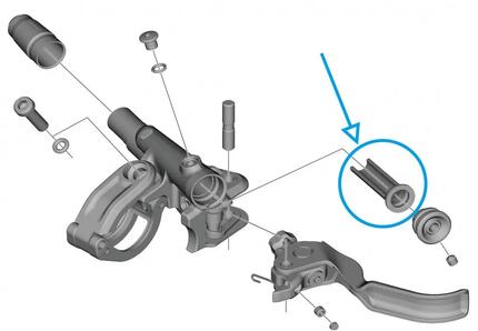 SHIMANO Bremshebel-Membran Y1XK9801T - hydraulische Scheibenbremse