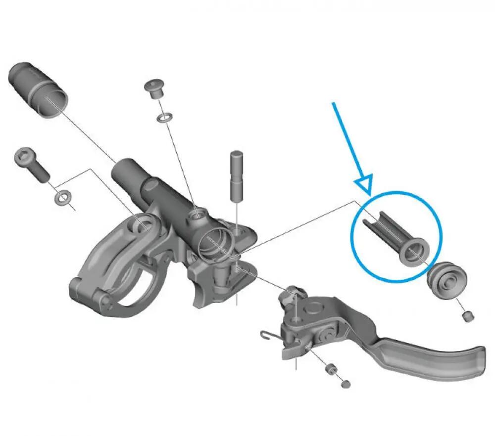 SHIMANO Bremshebel-Membran Y1XK9801T - hydraulische Scheibenbremse 2/2