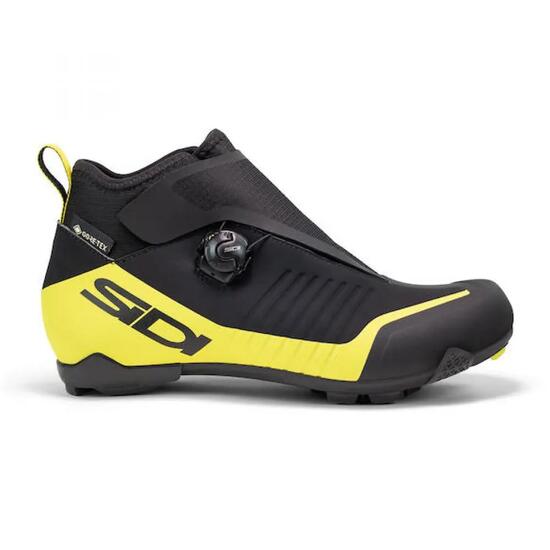 Sidi MTB Hiemx black/yellow neon 2025 42 Schwarz/gelb - winterfester MTB-Schu...