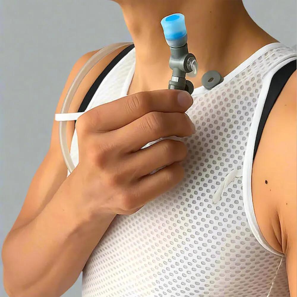 VeloToze functioneel vest Hydro Vest met drinkzak S Wit - aerodynamische Tri... 3/3