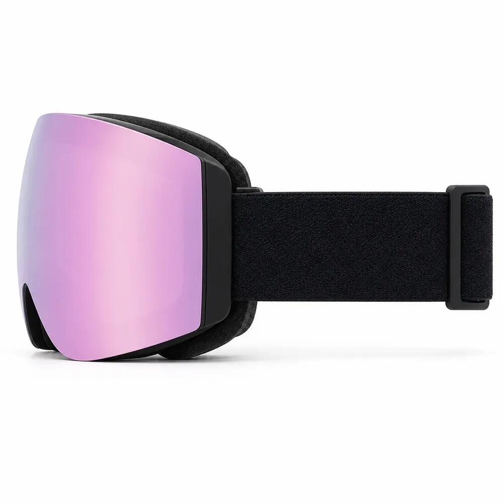 Maschera da Sci e Snowboard Fluor HX049 Lente Ribaltabile Rosa Specchiata Unisex 5/5