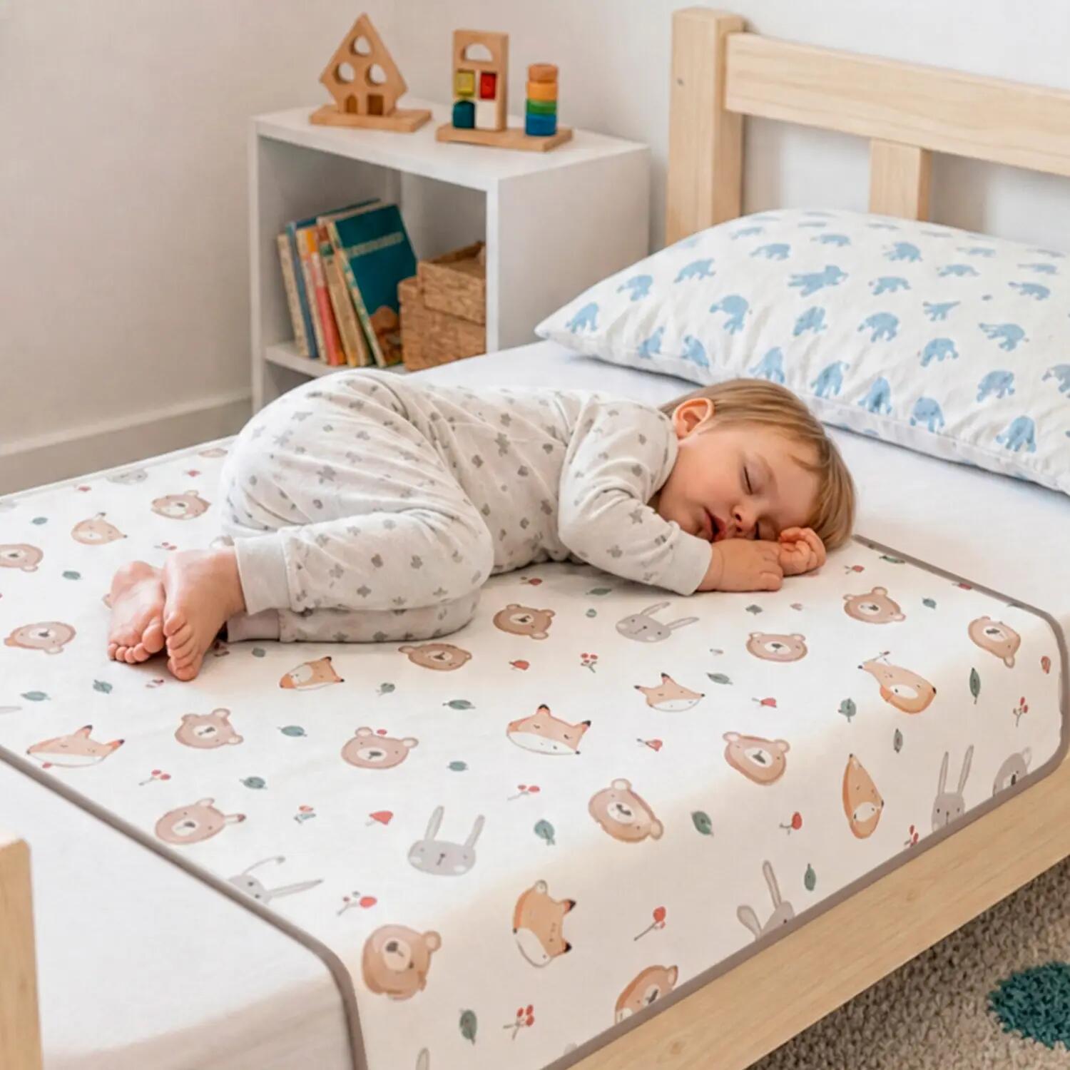 Pack Traversine Impermeabili Bambino 70x90 cm Letto e Viaggio 3/7