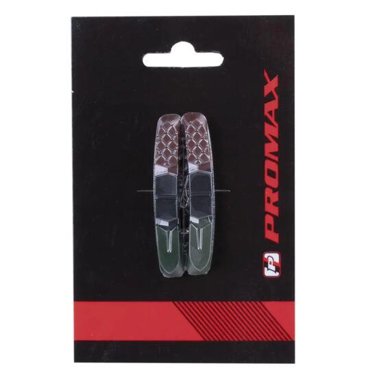 Promax gomme de rechange pour patins de frein tricolore - mélange de garniture d