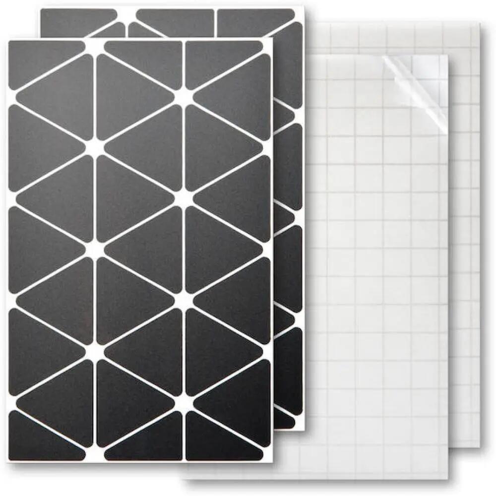 Luxshield Reflektor-Sticker Dreieck Klein Schwarz - mehr Sichtbarkeit im Stra... 2/3