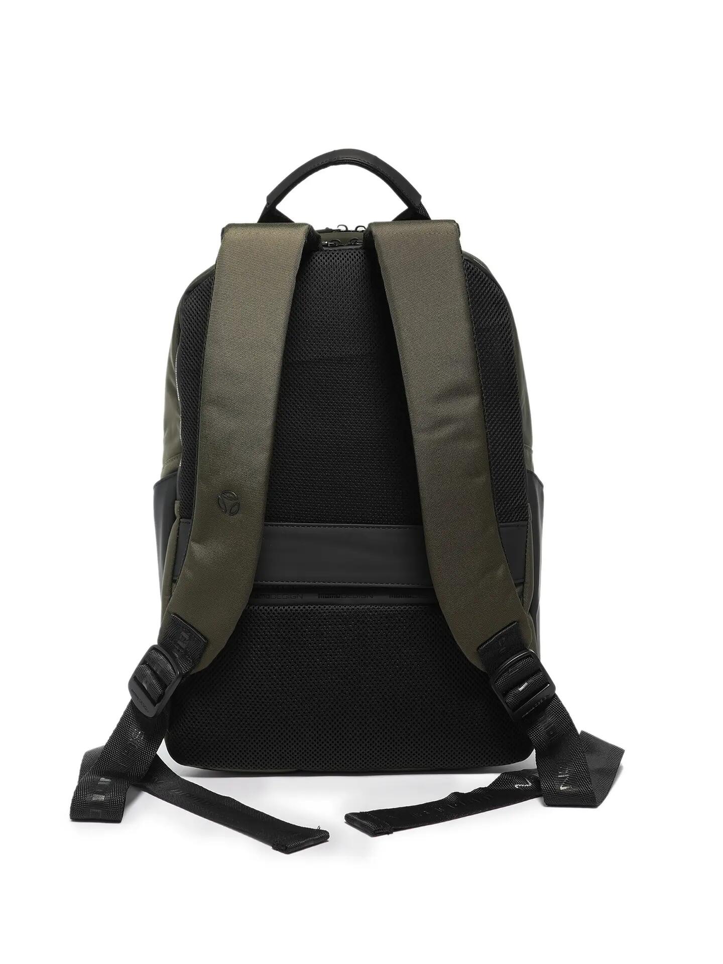 Sac à Dos Momo Design Homme Noir Polyester Fermeture Éclair Poches Anse Nylon 3/3