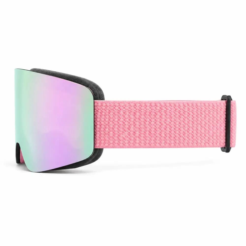Maschera da Sci e Snowboard Fluor HX22 Lente Magnetica Viola Specchiata Unisex 5/5