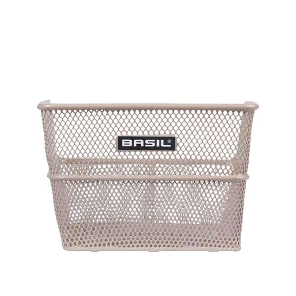 Panier de vélo Basil Cento S Flower Nude Métallique 3/3