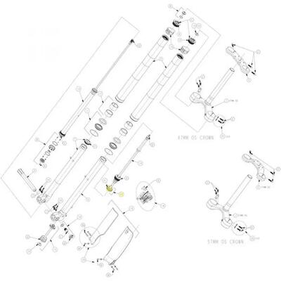 Manitou pistone ad aria Air Spring per Dorado 275/29 pollici - upgrade sospensi
