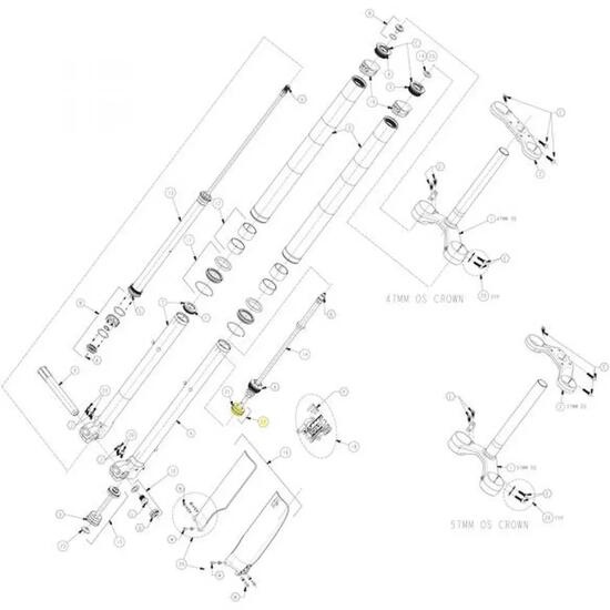 Manitou pistone ad aria Air Spring per Dorado 275/29 pollici - upgrade sospensi
