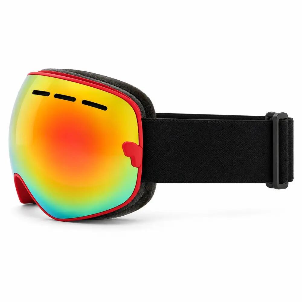 Maschera da Sci e Snowboard Fluor 5108 Lente Rossa Specchiata Unisex 3/3