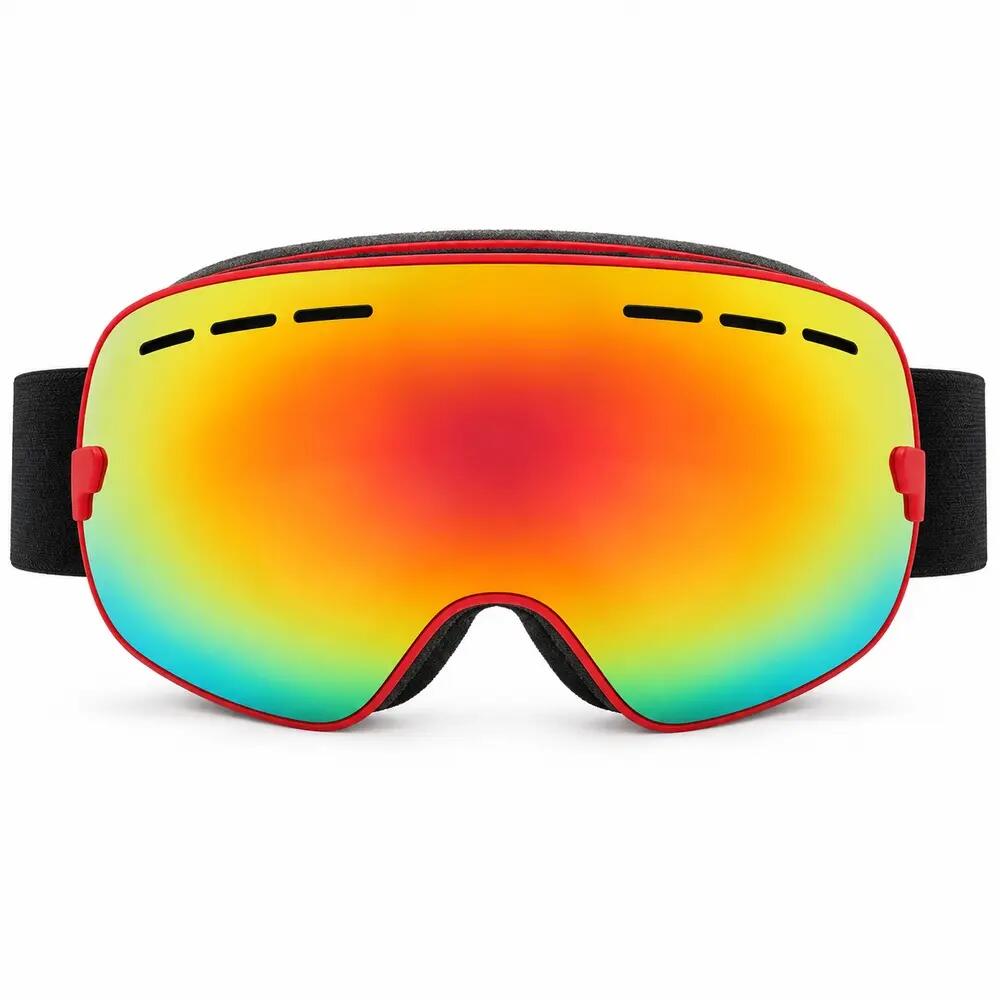 Maschera da Sci e Snowboard Fluor 5108 Lente Rossa Specchiata Unisex 2/3