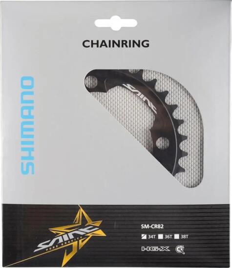 Plateaux SAINT FC-M820/M825, 34 dents, 104 mm, noir, aluminium