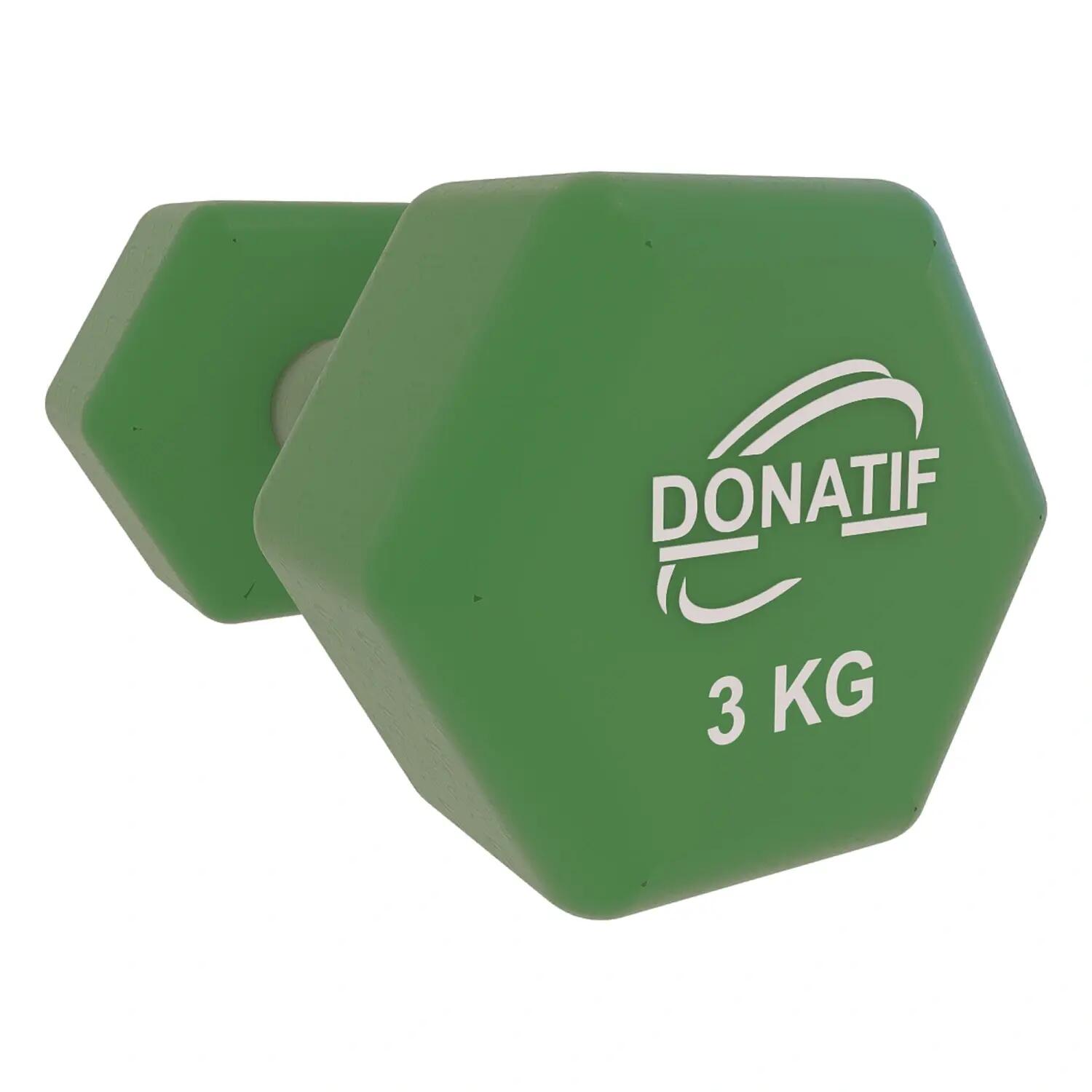 Manubrio in Vinile da 3 Kg - Antiscivolo | Fitness 2/6