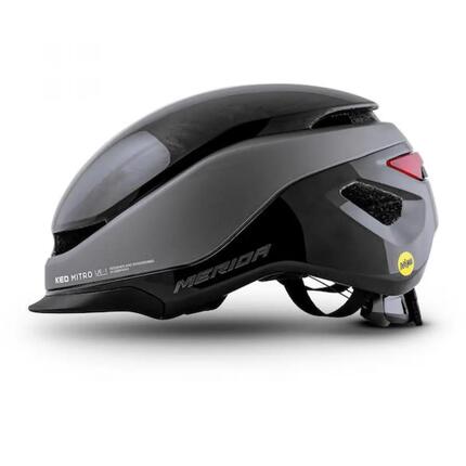 Casque Merida Mitro UE-1 L / 58-61 cm noir/gris - casque urbain sécurisé avec MI