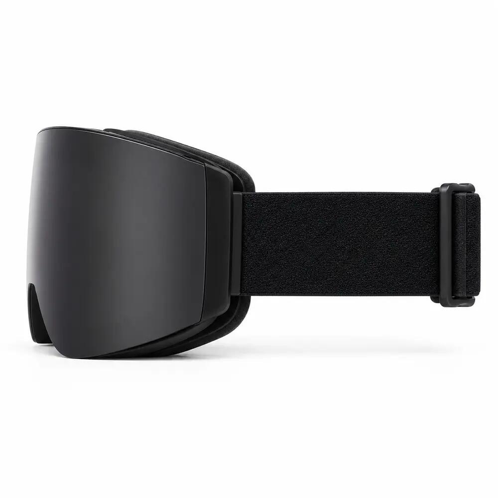 Maschera da Sci e Snowboard Fluor HX049 Lente Ribaltabile Nera Unisex 5/5