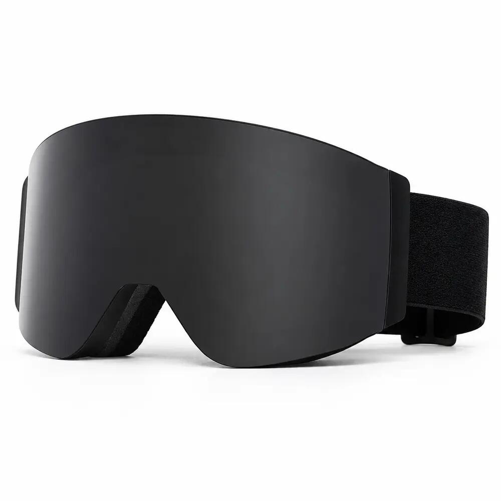 Maschera da Sci e Snowboard Fluor HX049 Lente Ribaltabile Nera Unisex 2/5