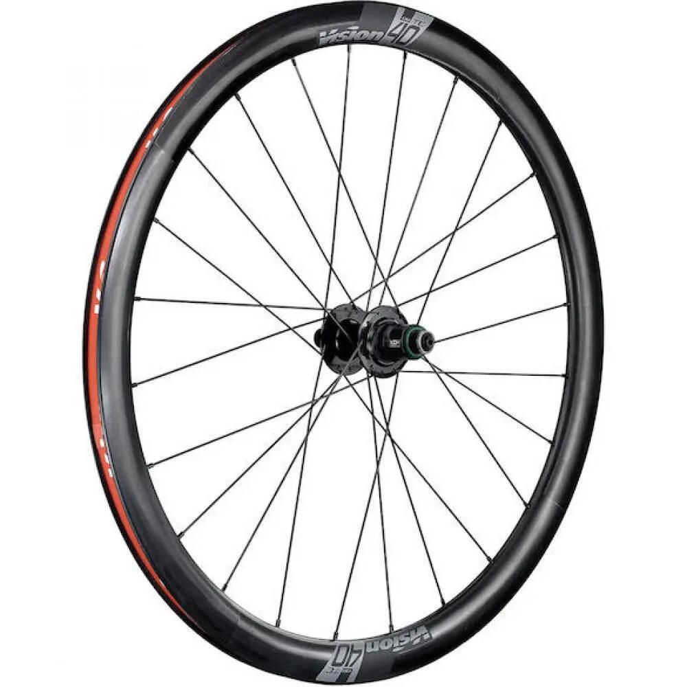 Vision wielset TC 40 Disc TLR 622x19x40 mm zwart - lichte carbon-disc... 1/1