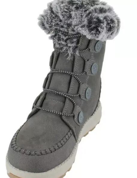 Chaussure après-ski - chaude montante - igloolik - gris/camel 3/7