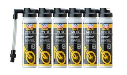 Liqui Moly Bike Tyre Fix, 75 ml, carton de 6 - assistance immédiate en cas de cr