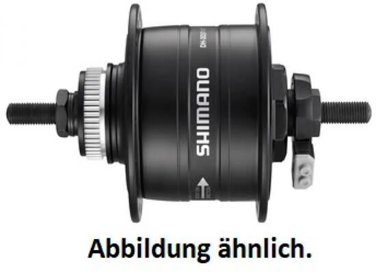 SHIMANO Nabendynamo DH-3D37 - 6V/3W, 36 Loch, Center-Lock, Silber
