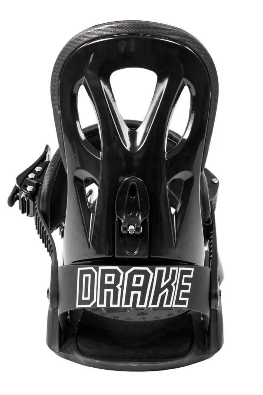 Wiązania snowboardowe męskie Drake GT czarne 3/4