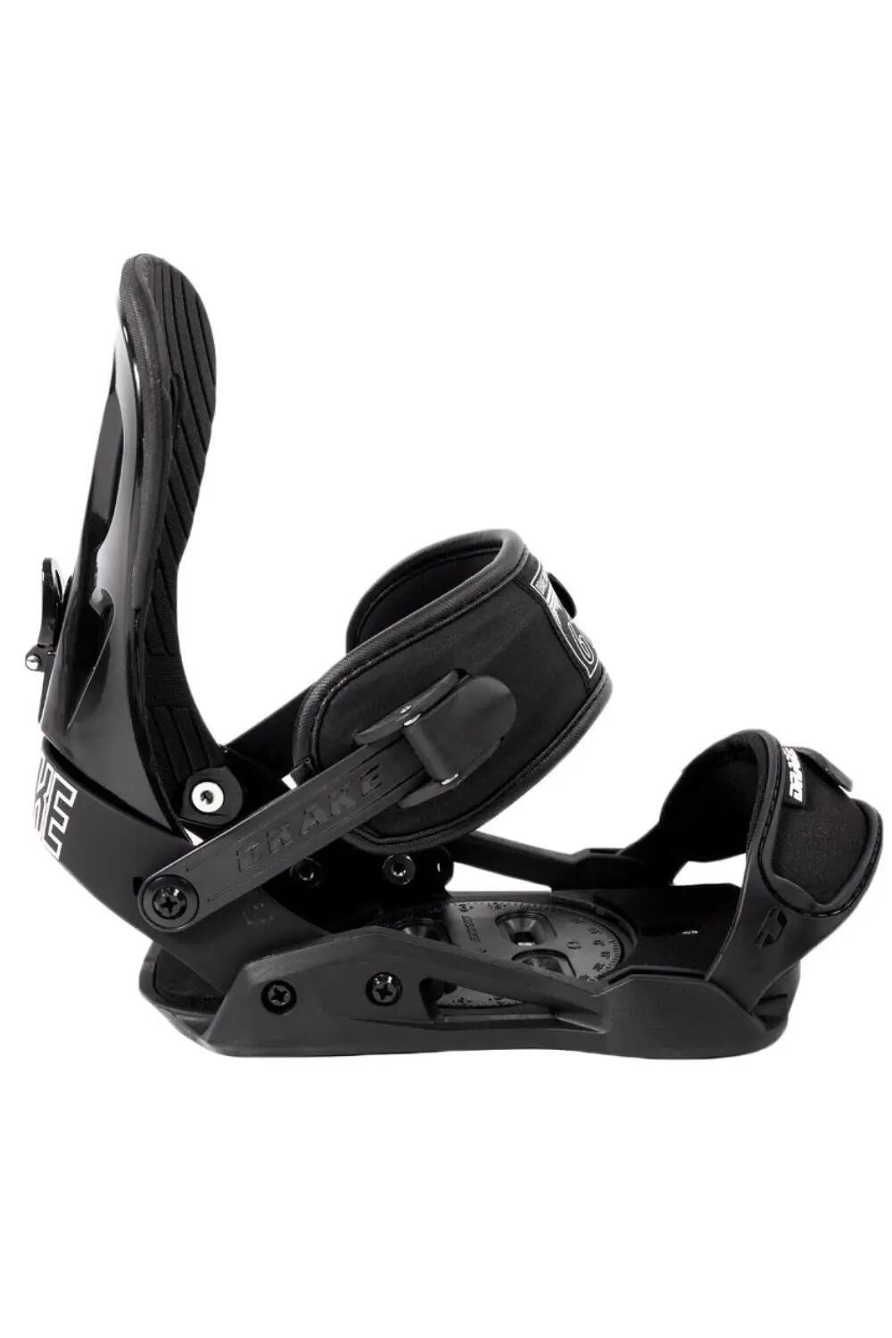 Wiązania snowboardowe męskie Drake GT czarne 2/4