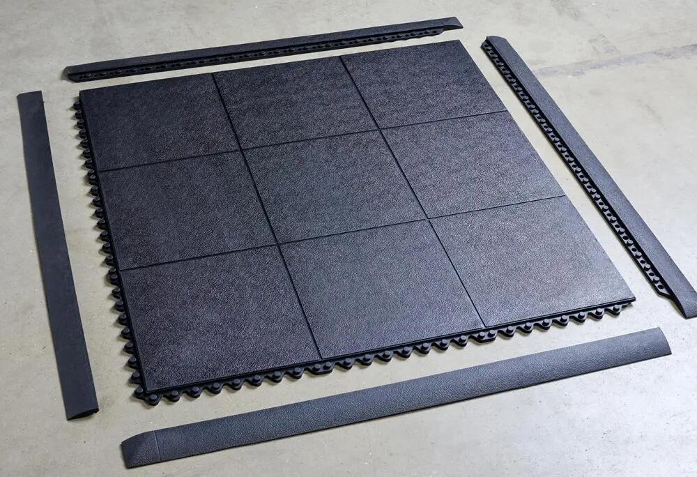 VAR Bordure de sol noire MO-51001 Mâle M - bord de finition sécurisé p... 2/3
