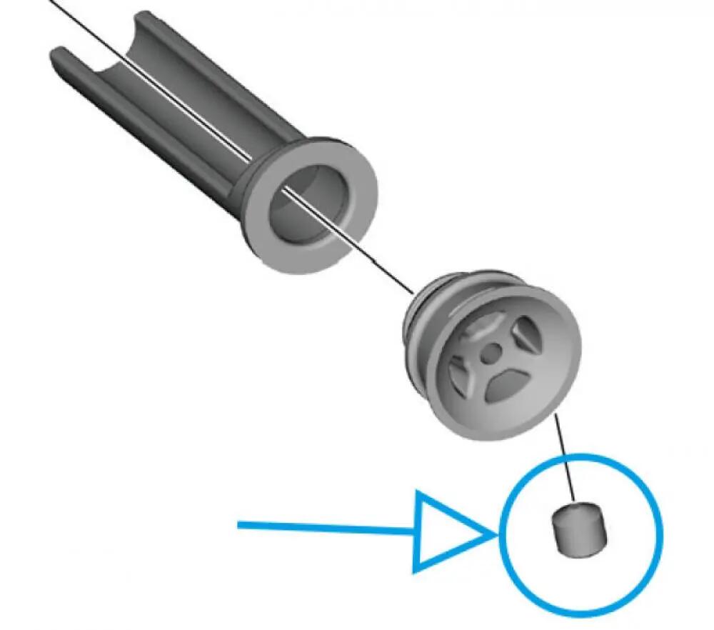 SHIMANO Vis de fixation BL-M4100 couvercle du réservoir - 1 g, Y1XW9803... 2/2