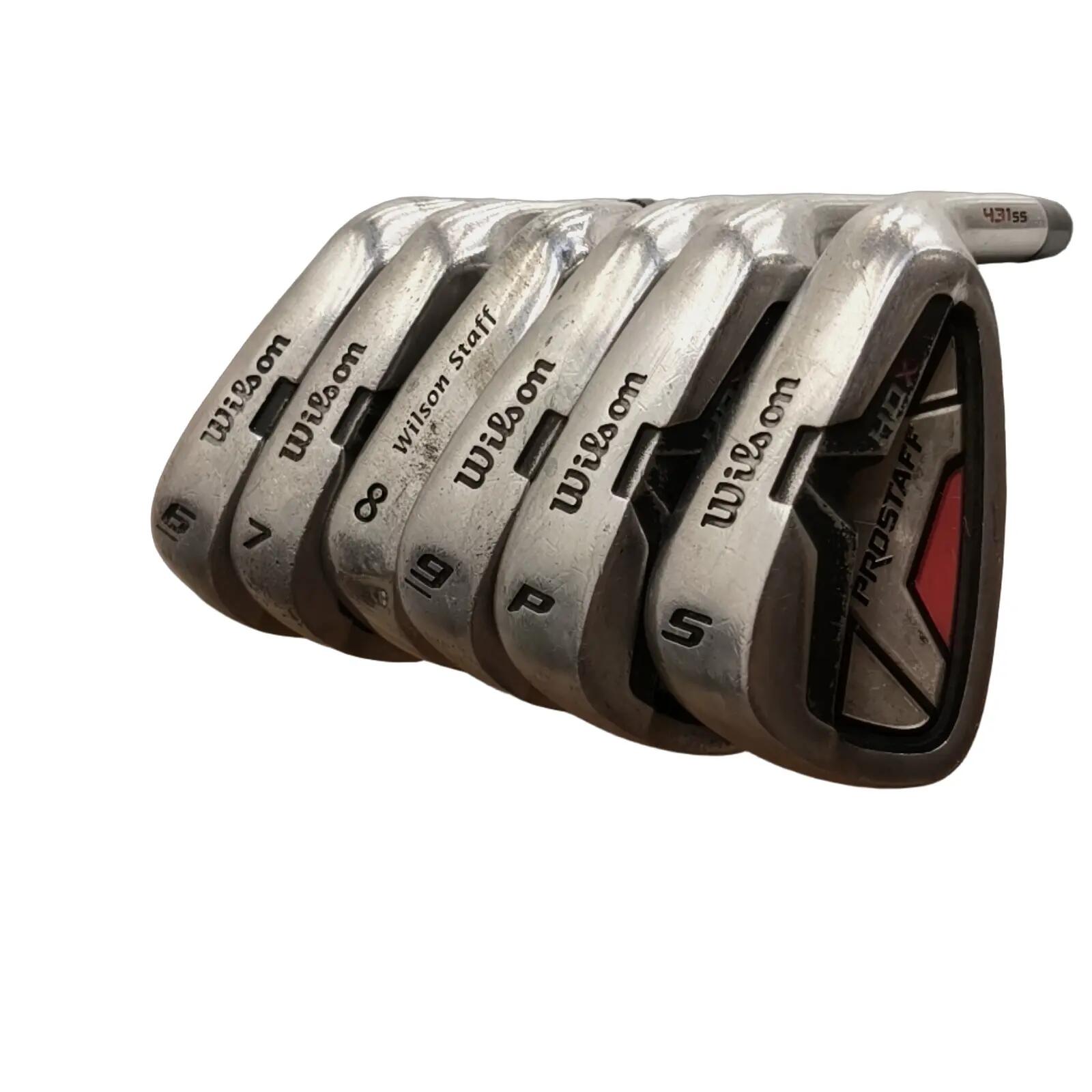 Wilson Prostaff HDX Iron Set / 6-PW+SW / Flex Uniflex / Steel 3/7