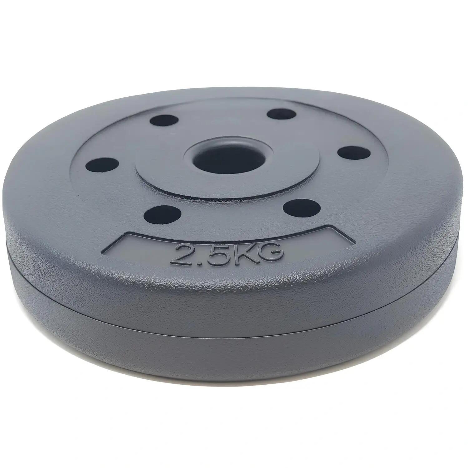 Disco in PVC-Vinile da 2,5 Kg - Foro 30 mm | Fitness 2/6