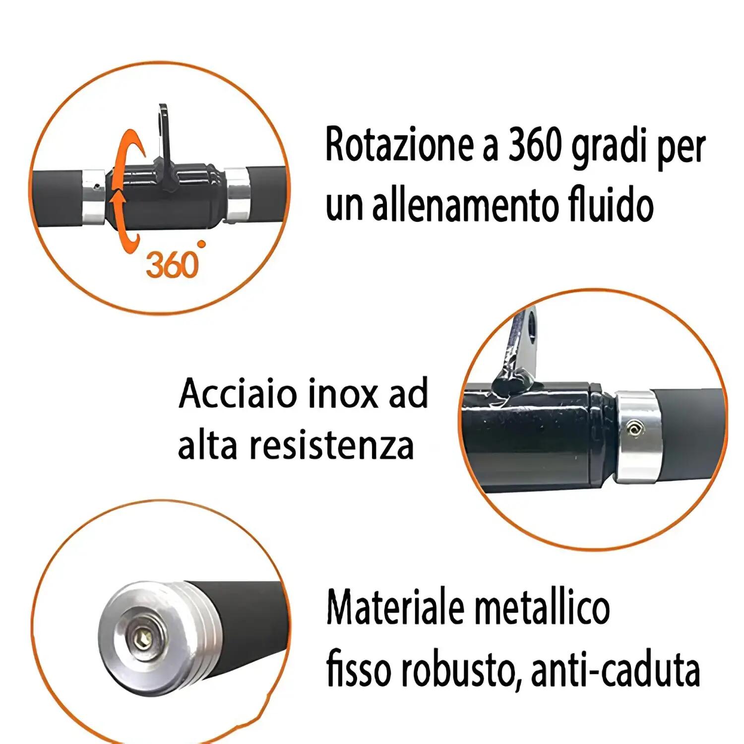 Set Maniglie - da Lat Machine, per Bicipiti e Angolata 4/6
