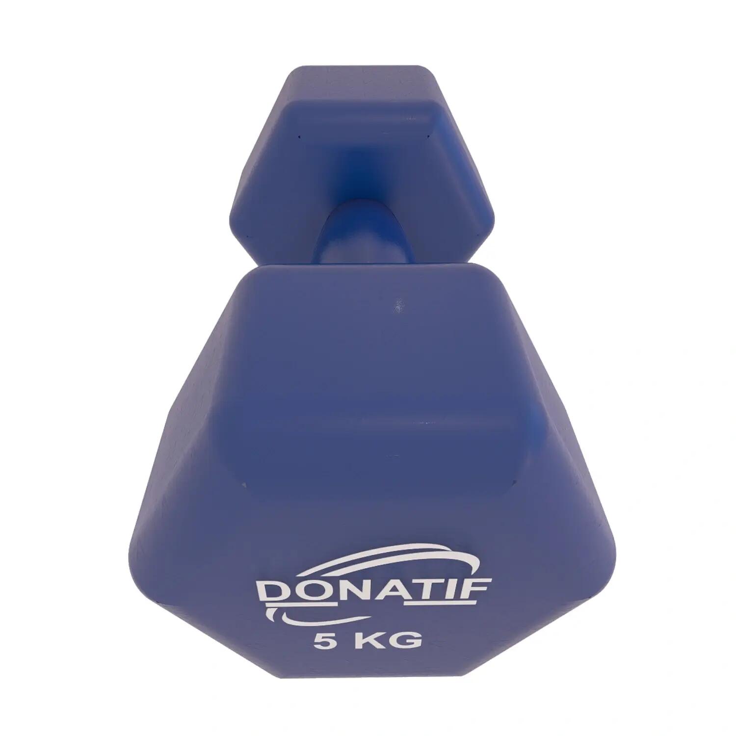 Manubrio in Vinile da 5 Kg - Antiscivolo | Fitness 6/6