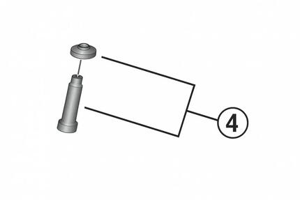 SHIMANO B-Achse & Halter für Standard-Montage RD-R7100 Achse - Ersatzteil für...
