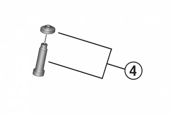 SHIMANO B-Achse & Halter für Standard-Montage RD-R7100 Achse - Ersatzteil für...