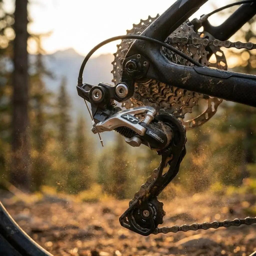 SHIMANO derailleur DEORE XT RD-M781 10-speed lange directe montage - derailleur 3/3