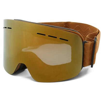 Ski- und Snowboardbrille Fluor H3051 Scheibe Blau Verspiegelt Unisex