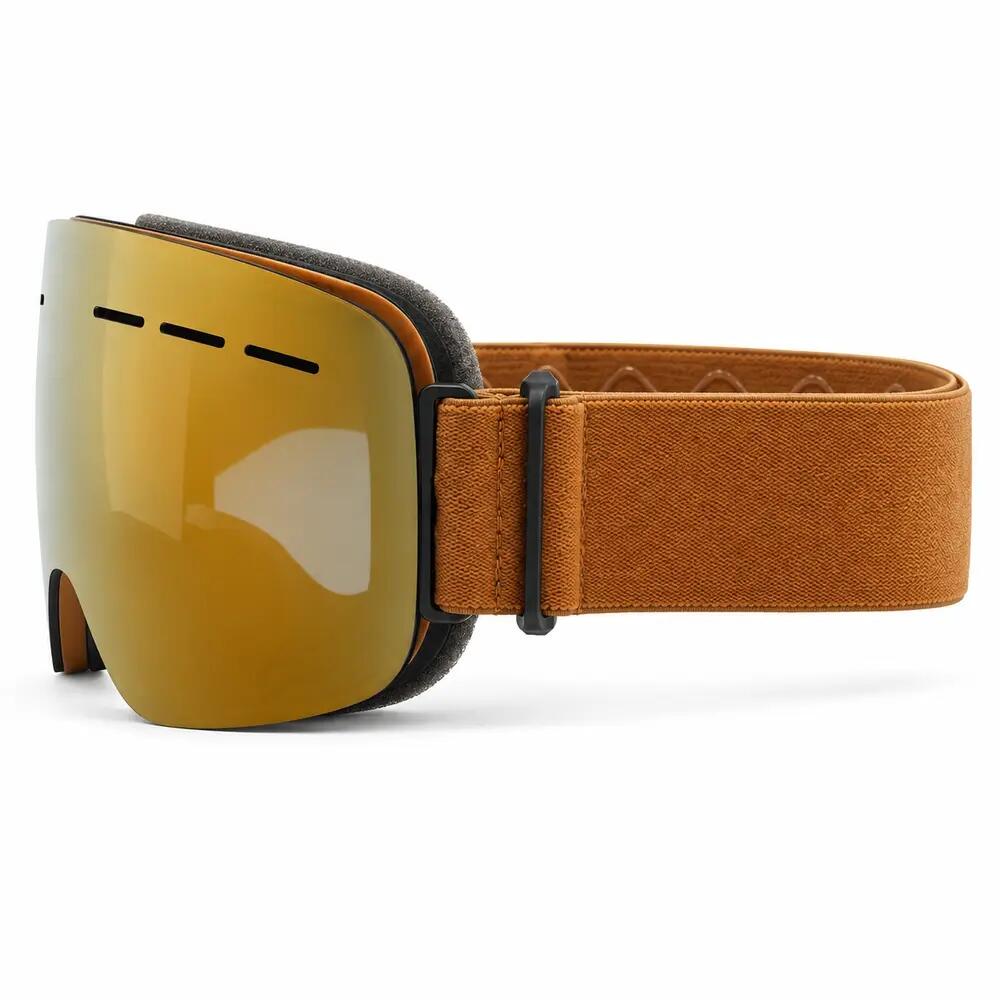 Maschera da Sci e Snowboard Fluor H3051 Lente Oro Specchiata Unisex 3/3