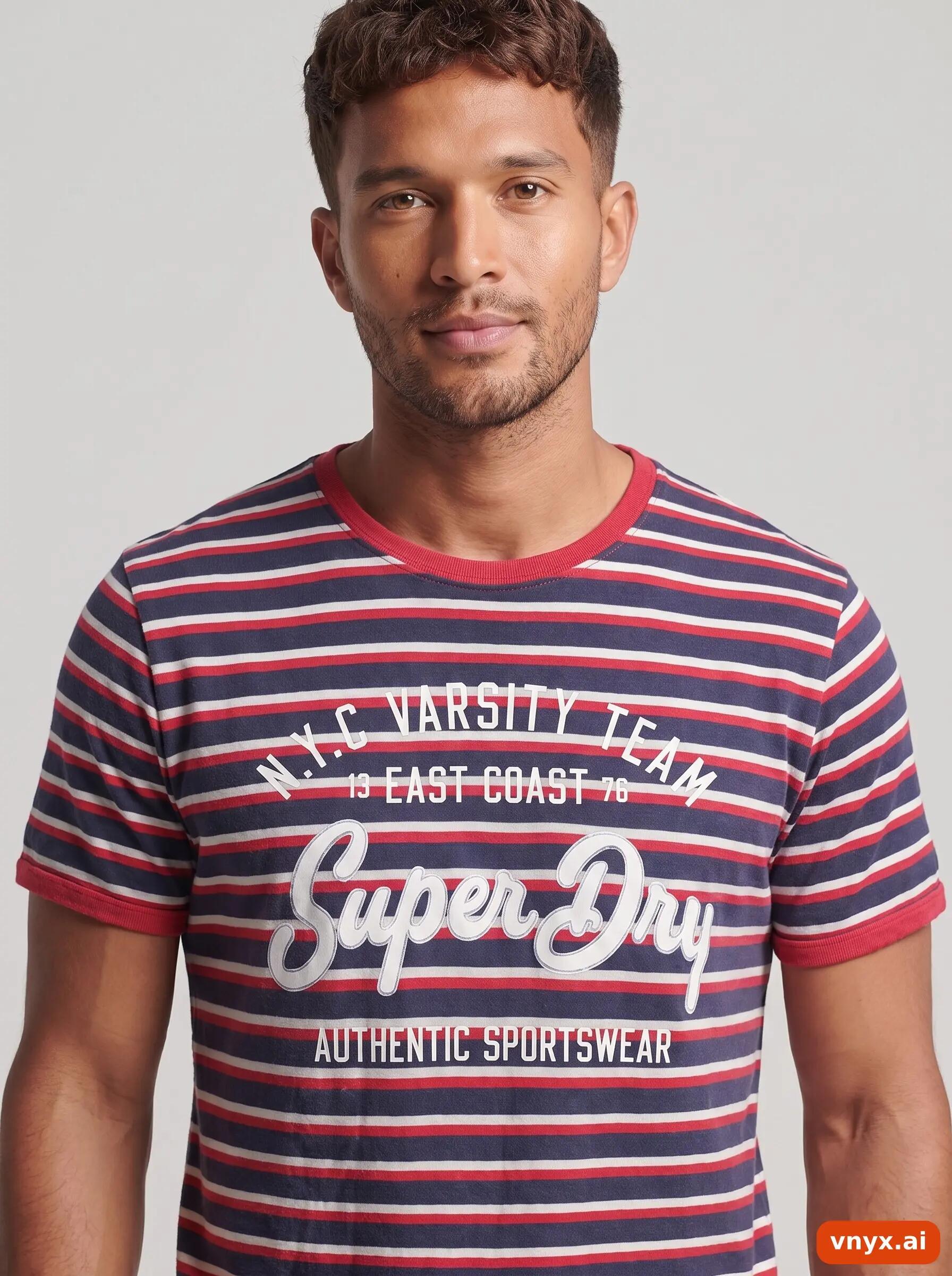 Second Life - Vintage Superdry Navy T-Shirt Men M 5/6