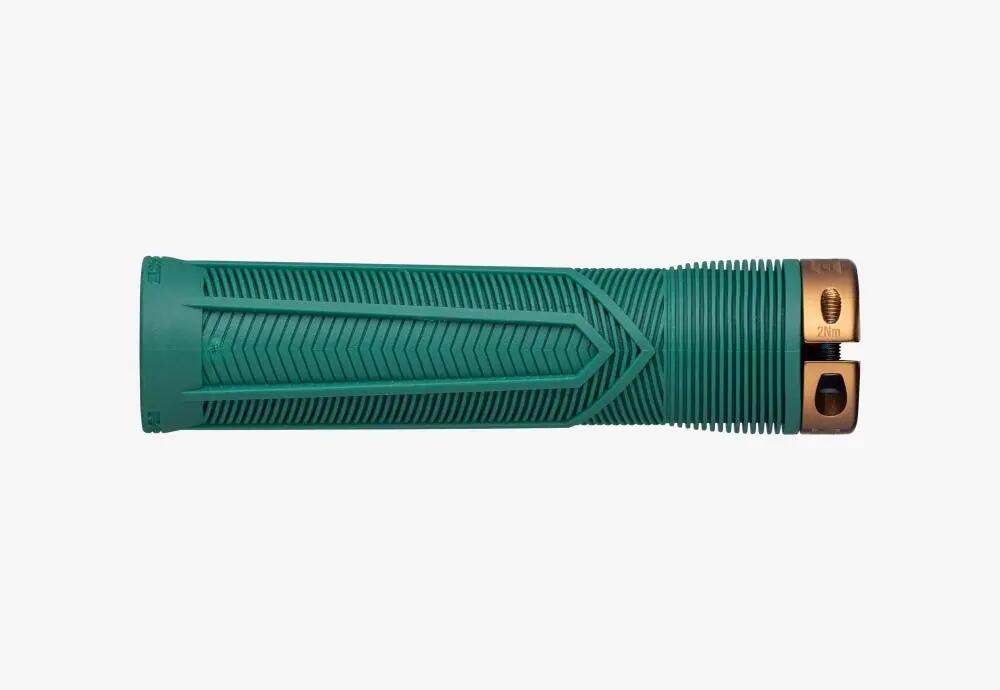 Race Face Chester Lock-On manopole, 136/31mm, forest green/kashmoney 3/3