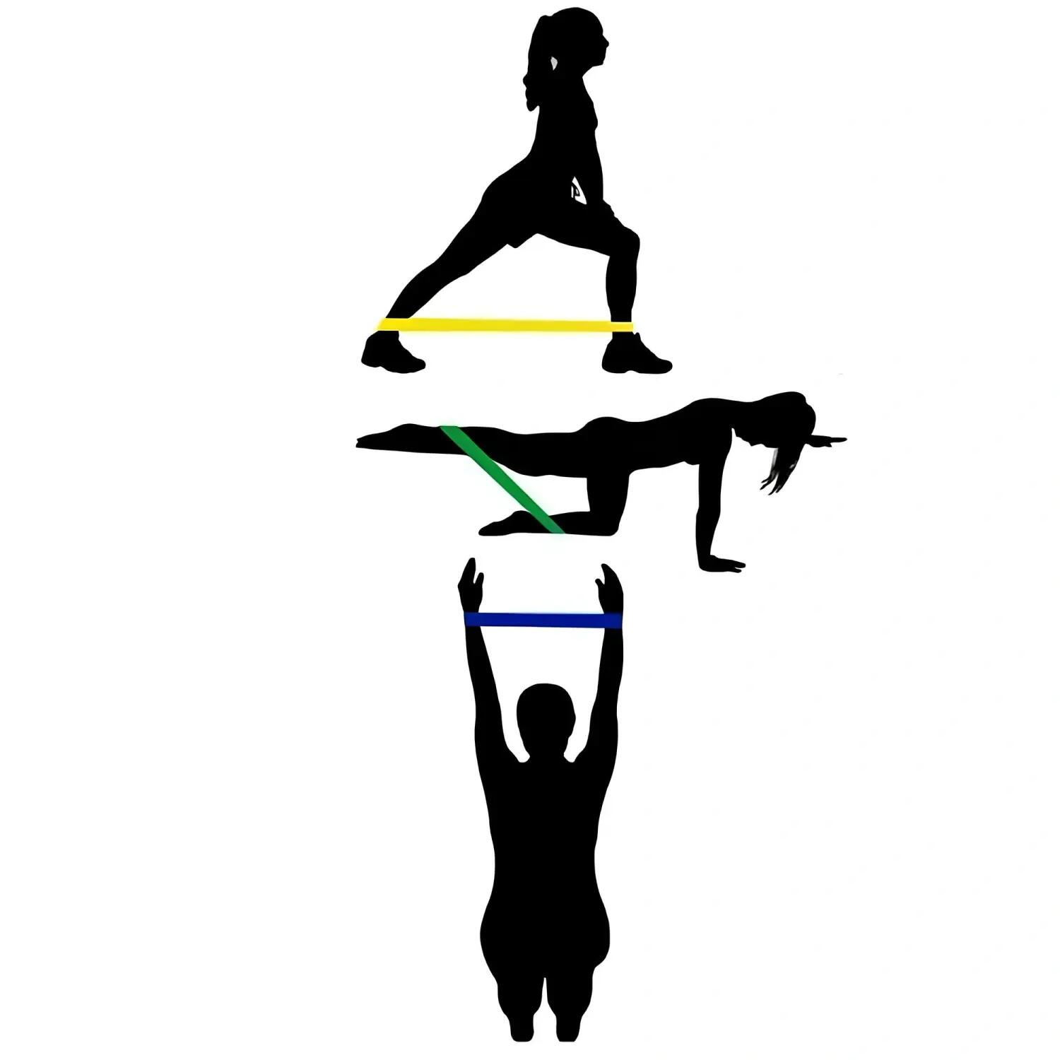 Set 5 Elastici Fitness - Resistenza Variabile | Palestra 3/6