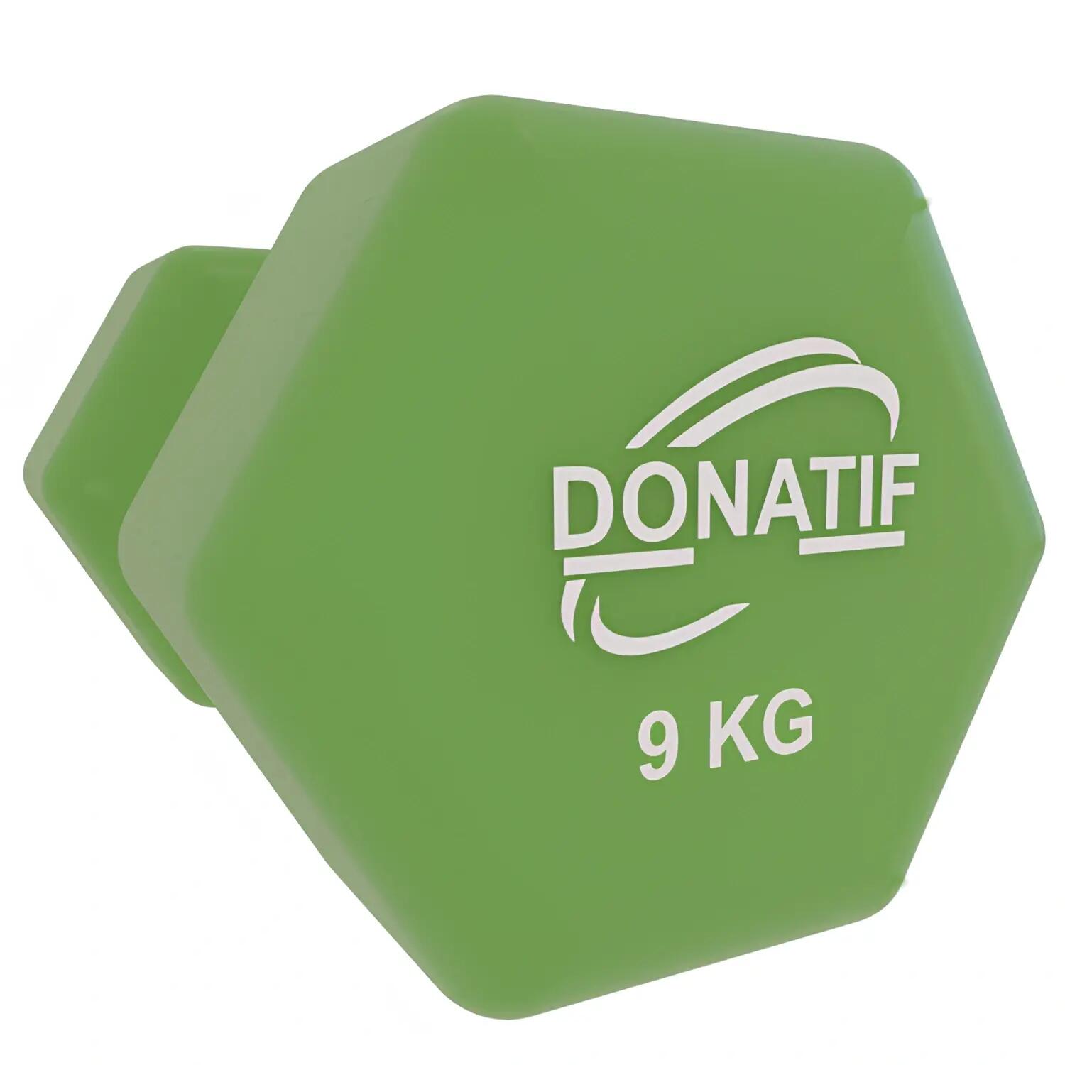 Manubrio in Vinile da 9 Kg - Antiscivolo | Fitness 2/6