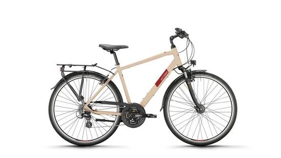 VICTORIA vélo de trekking "TREQANA 2" Mod. 24, cadre diamant, 28", gris-beige ma