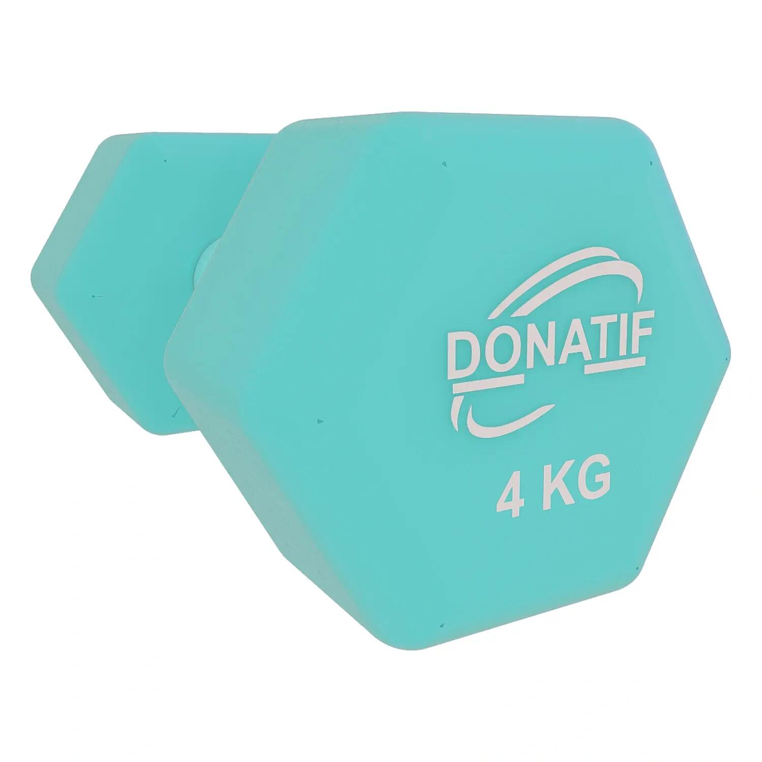 Manubrio in Vinile da 4 Kg - Antiscivolo | Fitness 4/6