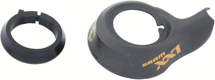 Couvercle/Collier pour manette tournante SRAM XX1 Eagle, dorée, droite, 1 pièce