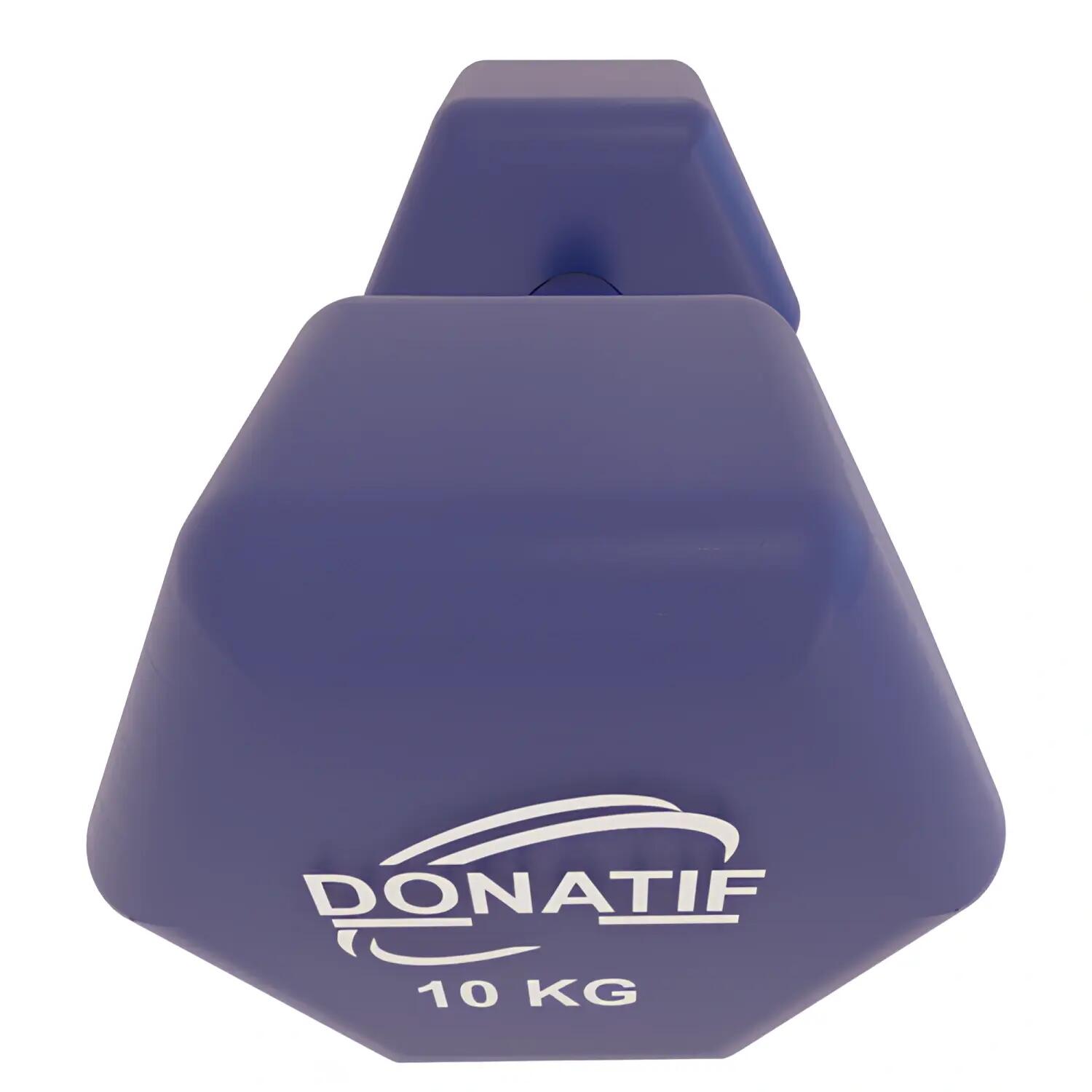 Manubrio in Vinile da 10 Kg - Antiscivolo | Fitness 3/6