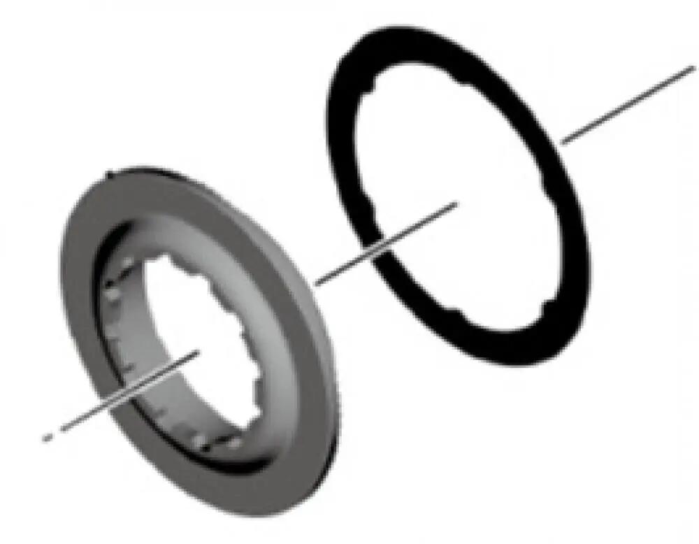 SHIMANO VERSCHLUSSRING M. U-SCHEIBE F. - Größe M, ca. 19 g, Radsport-Zubehör... 1/2