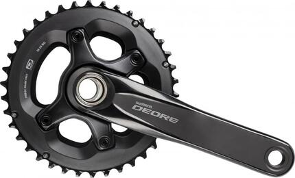 SHIMANO Kurbelgarnitur DEORE FC-M6000 - 10-fach, 170 mm, 38-28 Zähne, 28 Zähn...